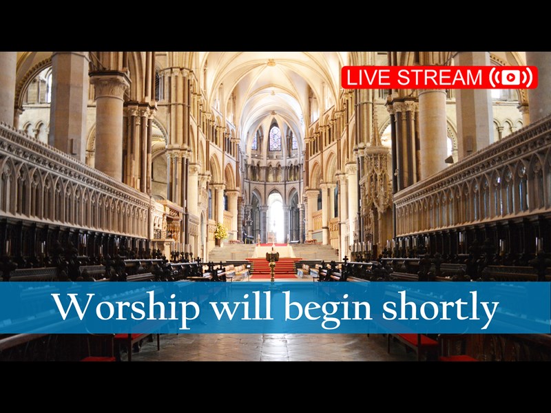 Online worship Canterbury Cathedral